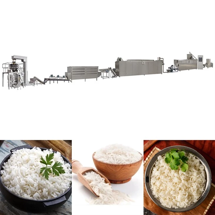 Instant Cassava Rice fè machin